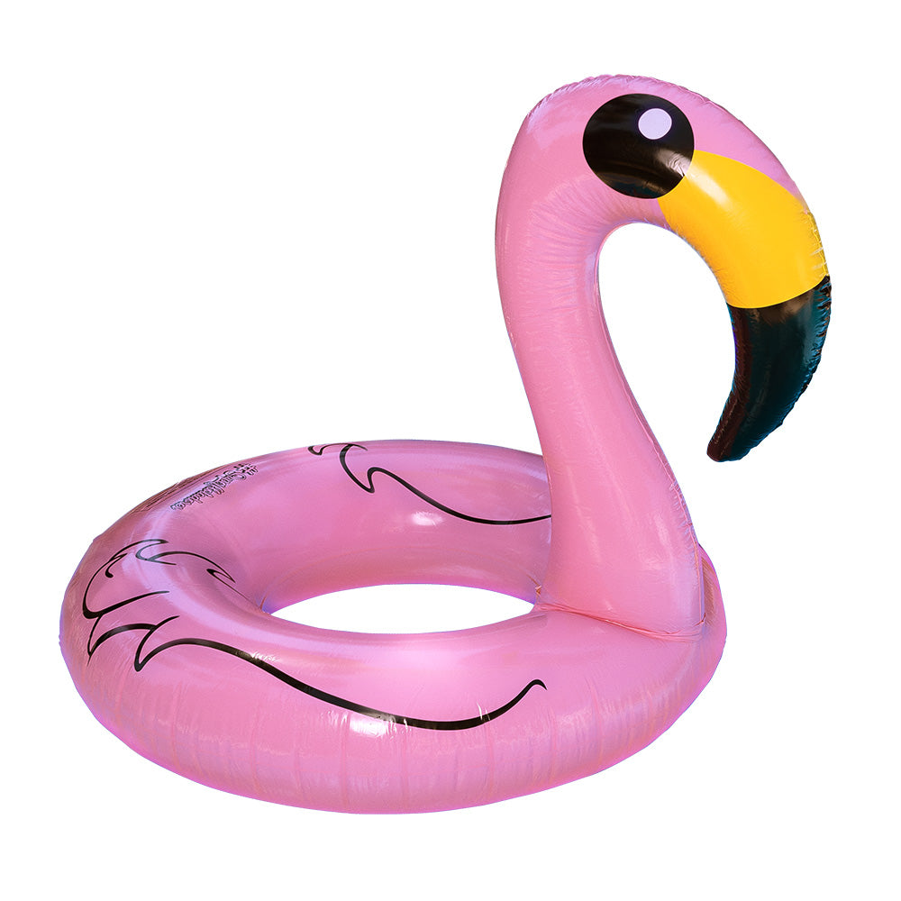 Bouée Gonflable Flamant Rose 110 cm – Accessoire Piscine & Plage Été