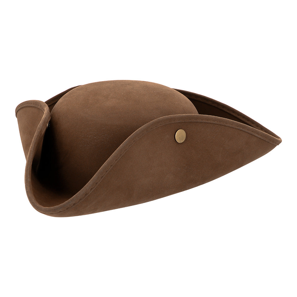 Chapeau Tricorne Pirate Brun – Déguisement Pirate & Soirée Western Adulte