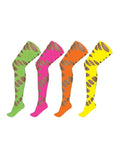 Collant Troué Fluo Néon (4 Coloris au Choix) – Accessoire Déguisement Soirée Fluo & Bal des Fous