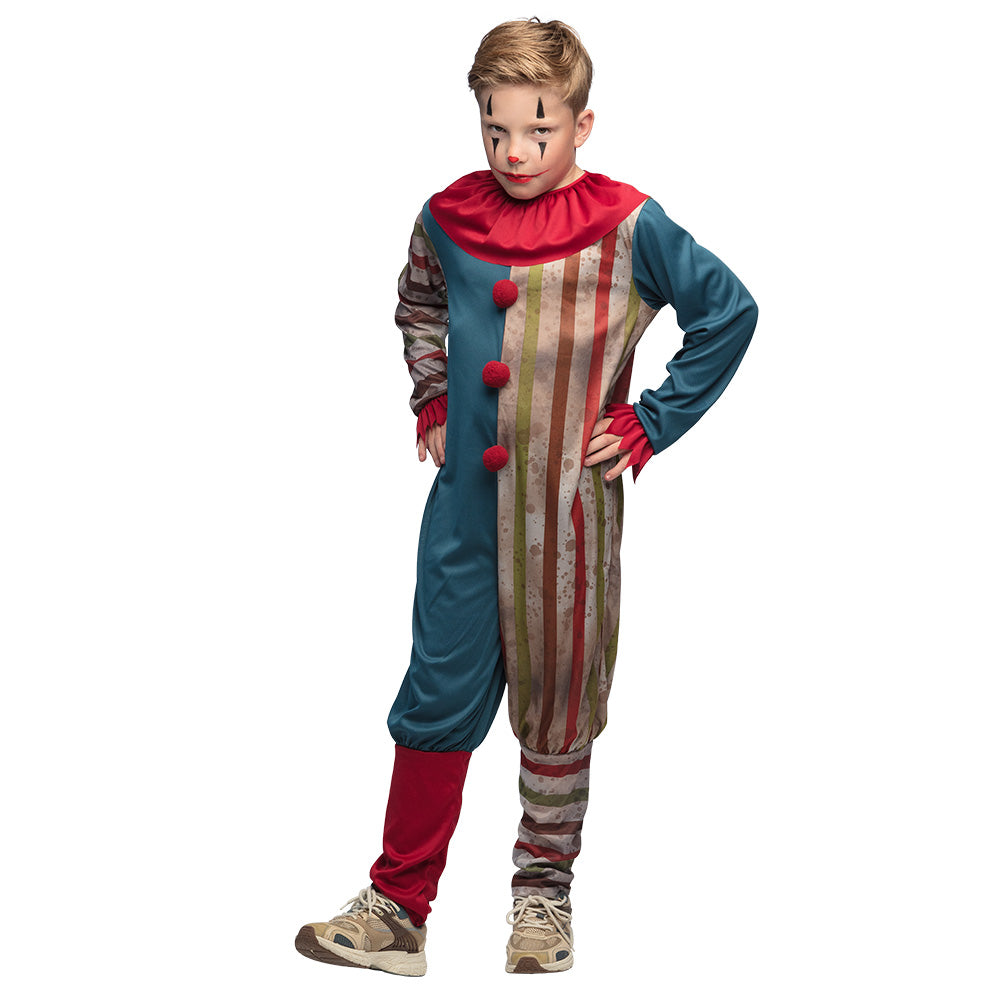 Costume Clown Maléfique Garçon 4-6 Ans – Déguisement Halloween & Carnaval Enfant