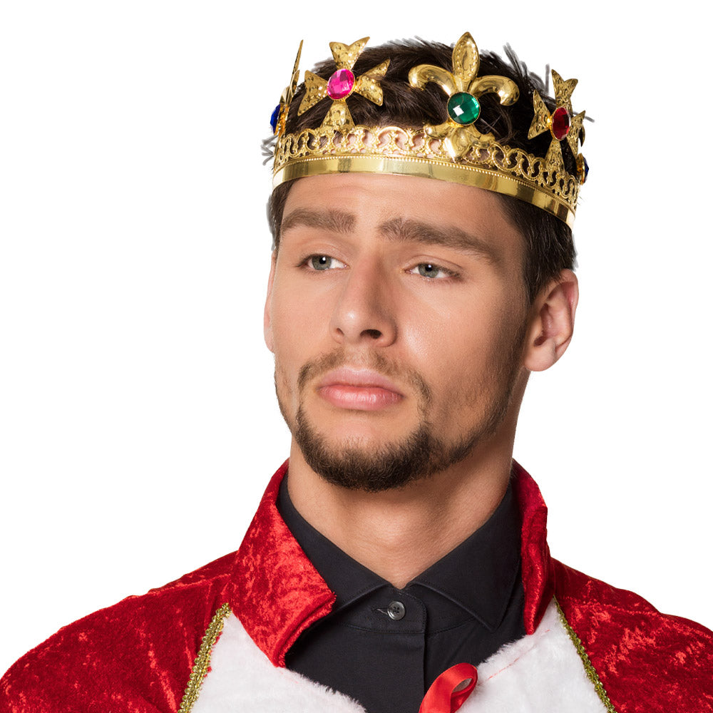 Couronne Royal King – Accessoire Déguisement Roi & Soirée Costumée Adulte