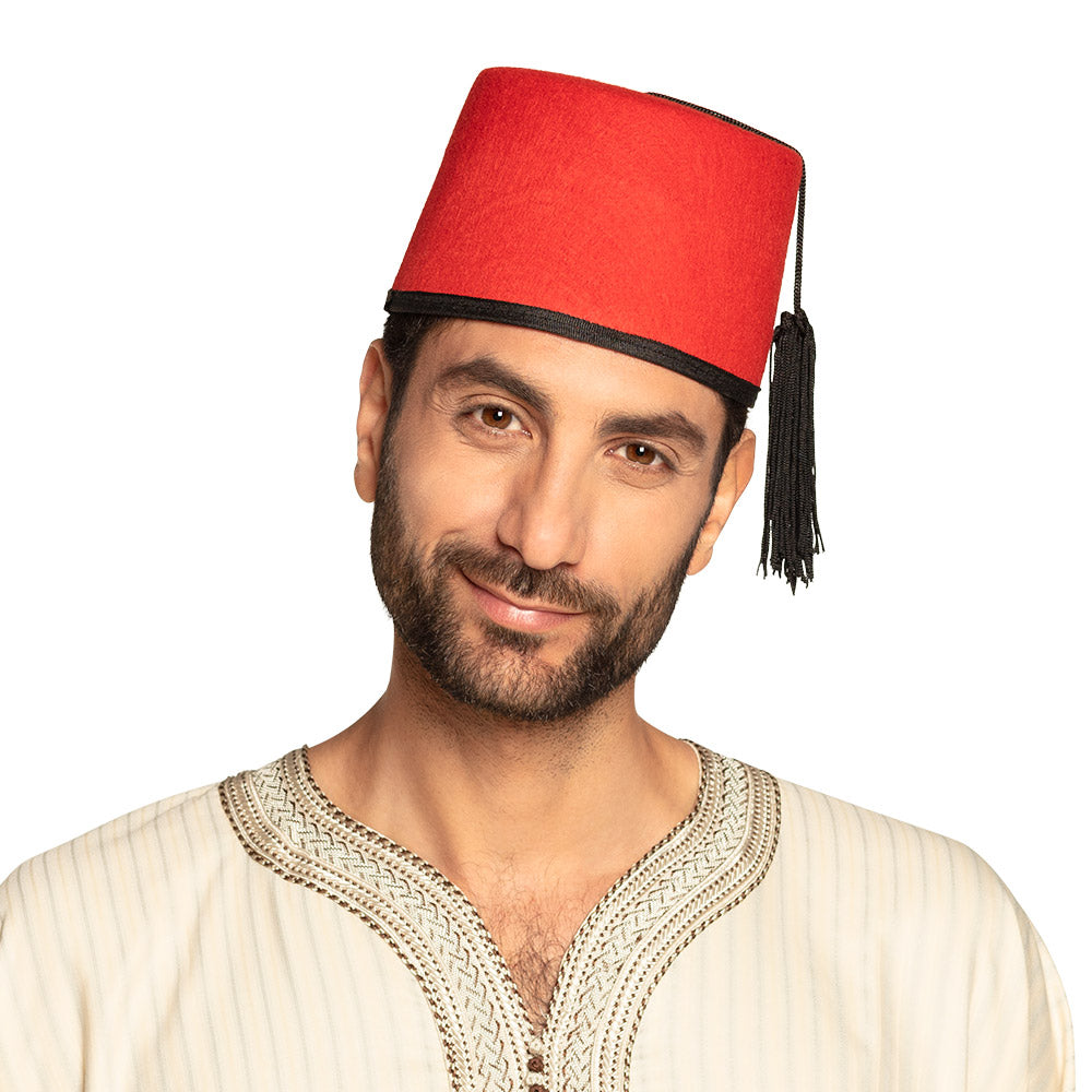 Fez Oriental Adulte – Accessoire Déguisement 1001 Nuits & Soirée Orientale