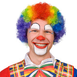 Perruque Clown Multicolore Frisée – Déguisement Cirque & Carnaval