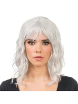 Perruque Courte Ondulée avec Frange – 4 Coloris au Choix pour Soirée Costumée