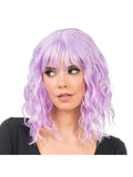 Perruque Courte Ondulée avec Frange – 4 Coloris au Choix pour Soirée Costumée