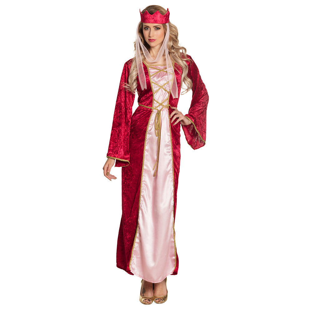 Costume Reine de la Renaissance Tailles 40/42 – Déguisement Femme Médiéval