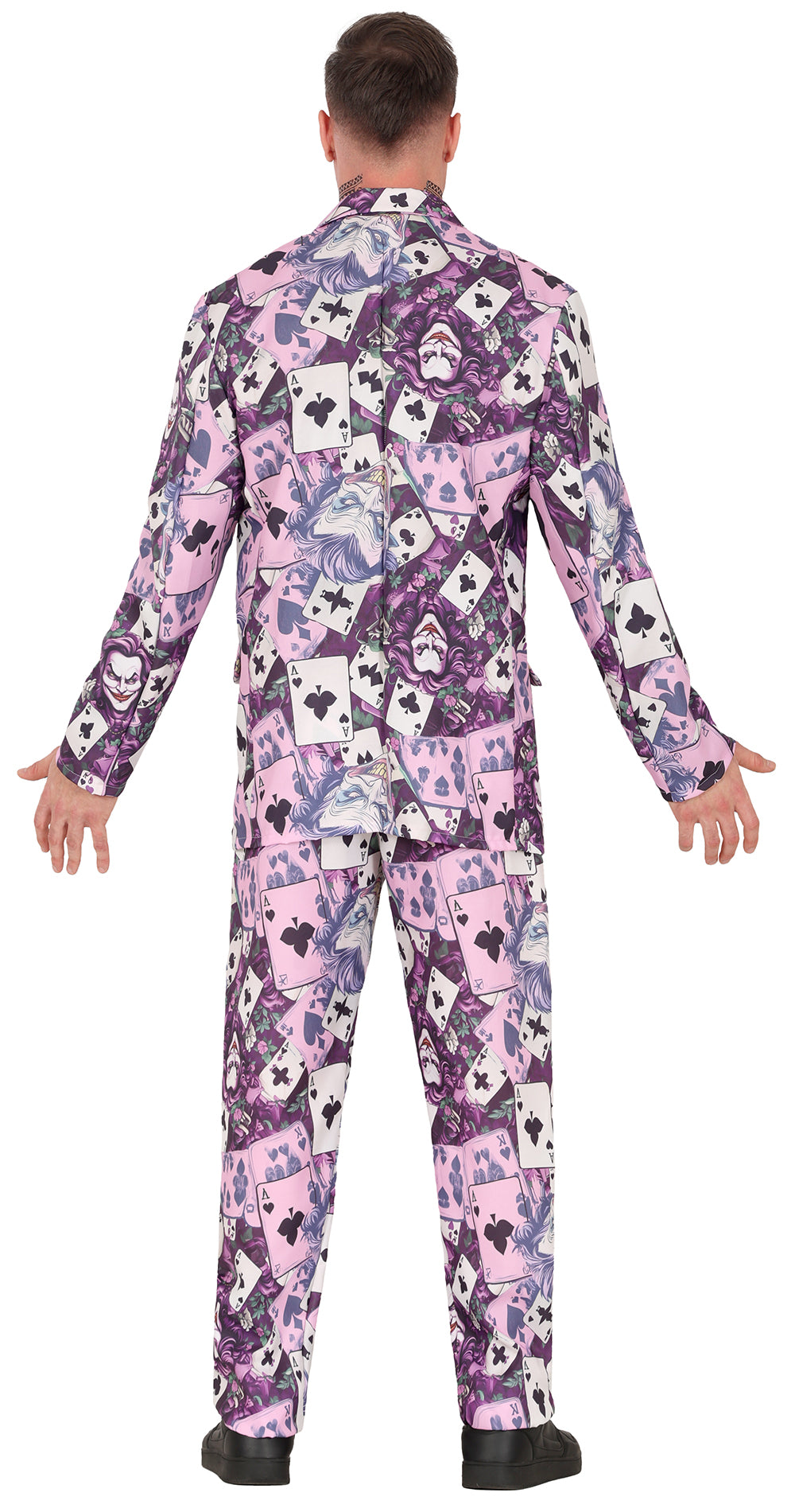 Costume Mr. Smile Lilas Adulte – Halloween et Soirée Déguisée