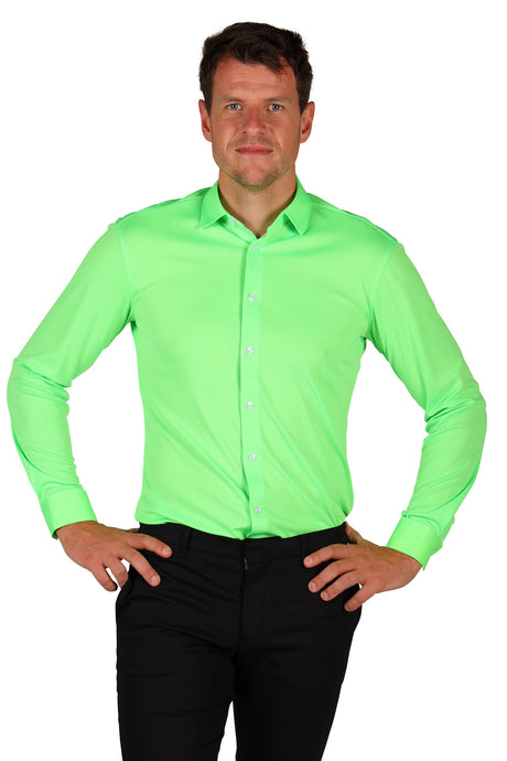 Chemise Verte Homme Tailles S à XL – Soirée à Thème et Carnaval