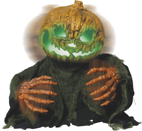 Poupée Citrouille Lumière, Son et Mouvement 50 cm – Décoration Halloween