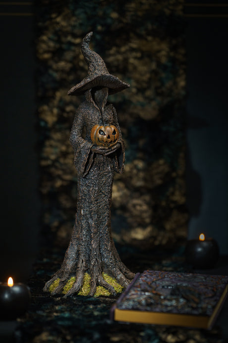 Statue Sorcière de la Forêt en Résine – Décoration Halloween