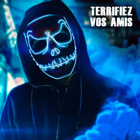 Masque LED Jack Original Cup – Halloween, Festival et Soirée Déguisée