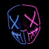 Masque LED Nightmare (Cauchemar) Double Face Bleu et Rose Original Cup – Soirée