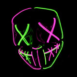 Masque LED Nightmare (Cauchemar) Mixte Original Cup – Halloween et Festival