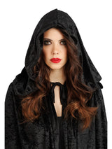 Cape à Capuche Velours Luxe – Costume Vampire et Halloween