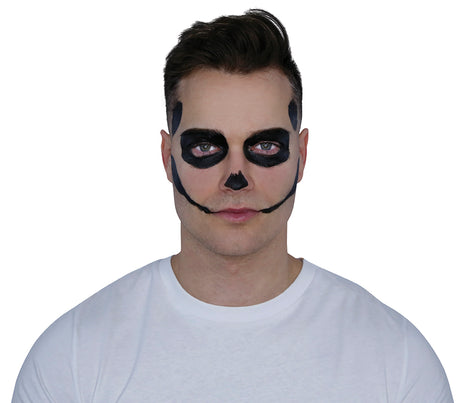 Kit Maquillage Noir et Blanc avec 2 Sticks – Squelette Halloween