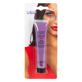 Tube de Crème Maquillage à l'Eau 19 ml Or, Argent, Violet, Bleu – Fête et Carnaval