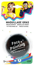 Pot de Maquillage Gras 8,5 g – 7 Couleurs pour Clown, Squelette et Carnaval