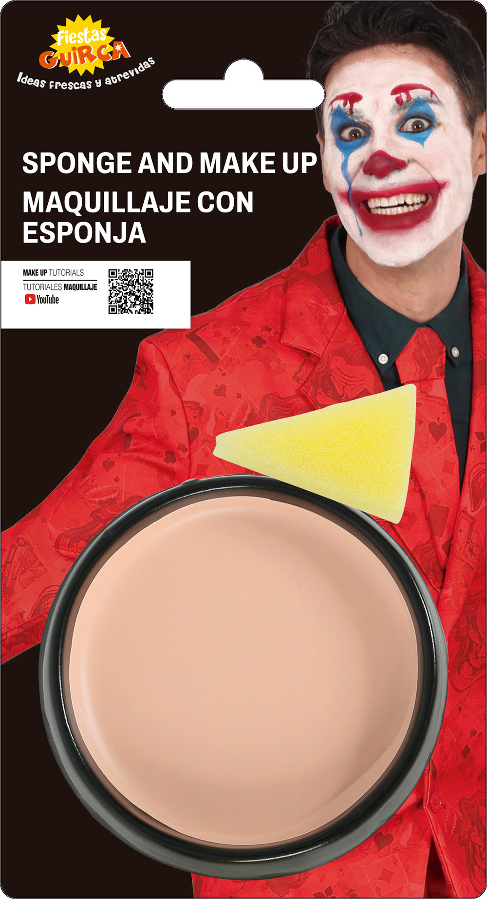 Maquillage avec Éponge 9 g Chair – Halloween et Déguisement