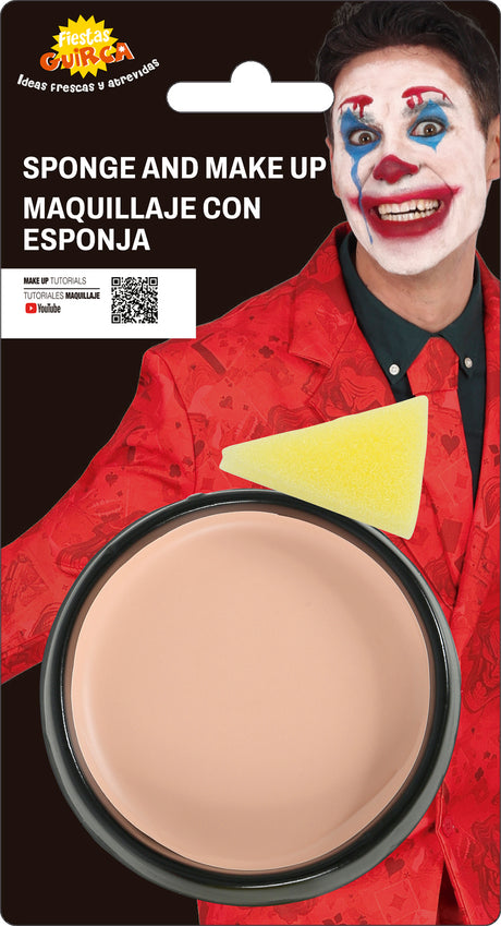 Maquillage avec Éponge 9 g Chair – Halloween et Déguisement