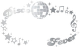 Glitter Face Disco Argent – Bijou de Visage Soirée Années 70