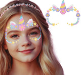 Glitter Face Licorne – Bijou de Visage Anniversaire et Carnaval