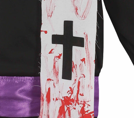 Déguisement Prêtre Zombie en Étole Adulte Homme – Halloween