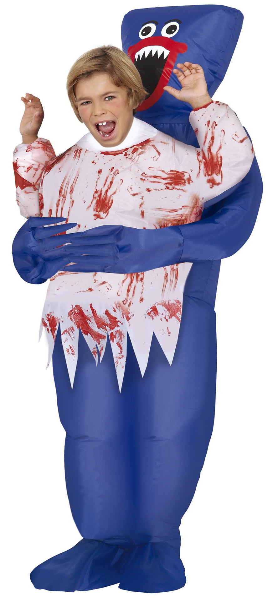 Déguisement Monstre Bleu Porté Enfant Garçon – Halloween