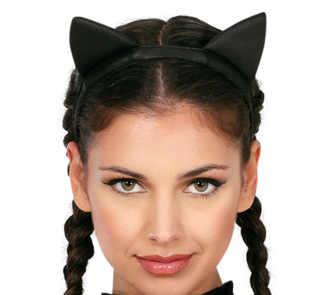 Déguisement Combinaison Chat Noir et Diadème Adulte Femme – Halloween