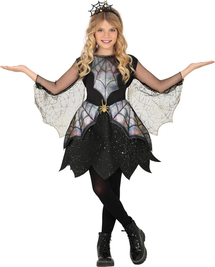 Déguisement Araignée Brillante Enfant Fille – Halloween
