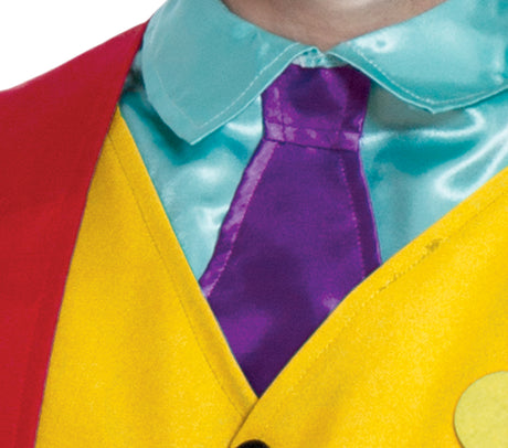 Déguisement Monsieur Sourire Costume Rouge et Jaune Adulte Homme – Halloween