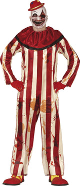 Déguisement Clown Tueur à Rayures Adulte Homme – Halloween