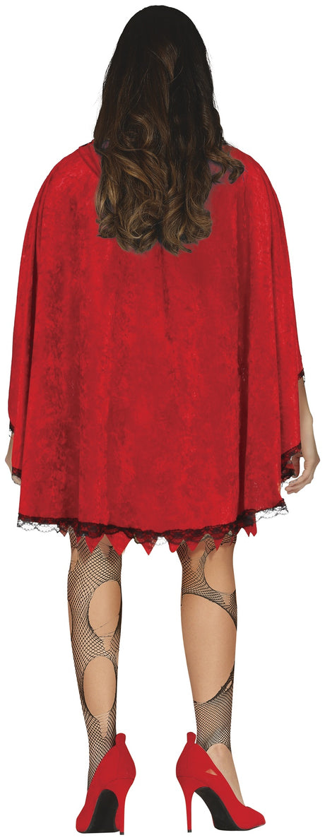 Déguisement Chaperon Rouge Version Sombre Adulte Femme – Halloween