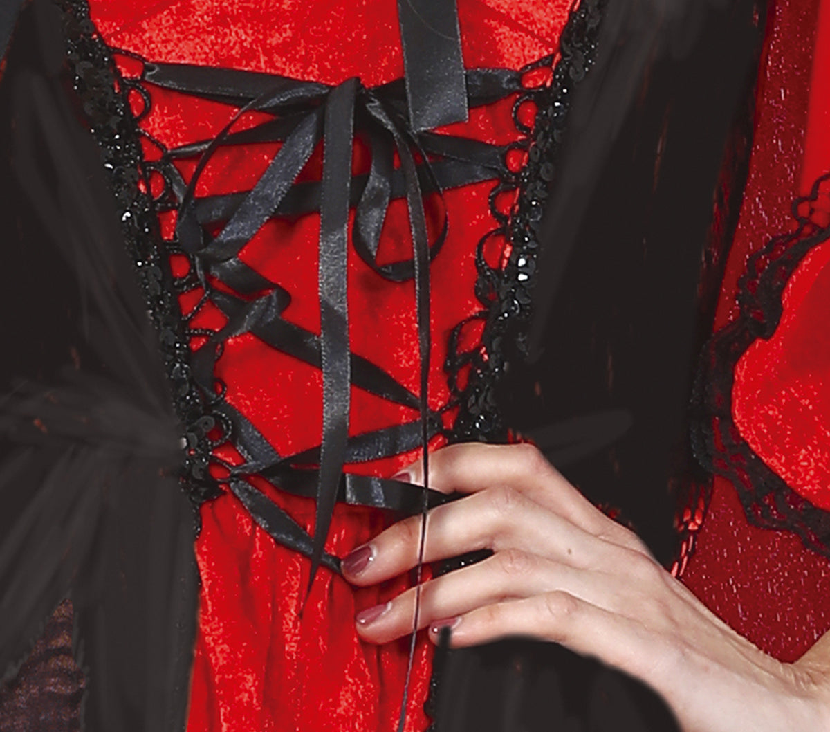 Déguisement Chaperon Rouge Version Sombre Adulte Femme – Halloween