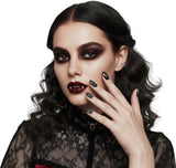 Faux Ongles Vampire avec Colle – Halloween