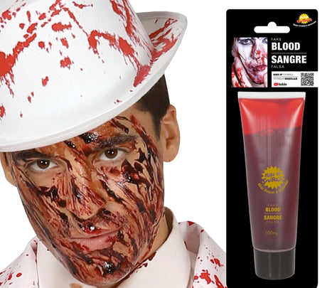 Faux Sang en Tube – Maquillage Halloween