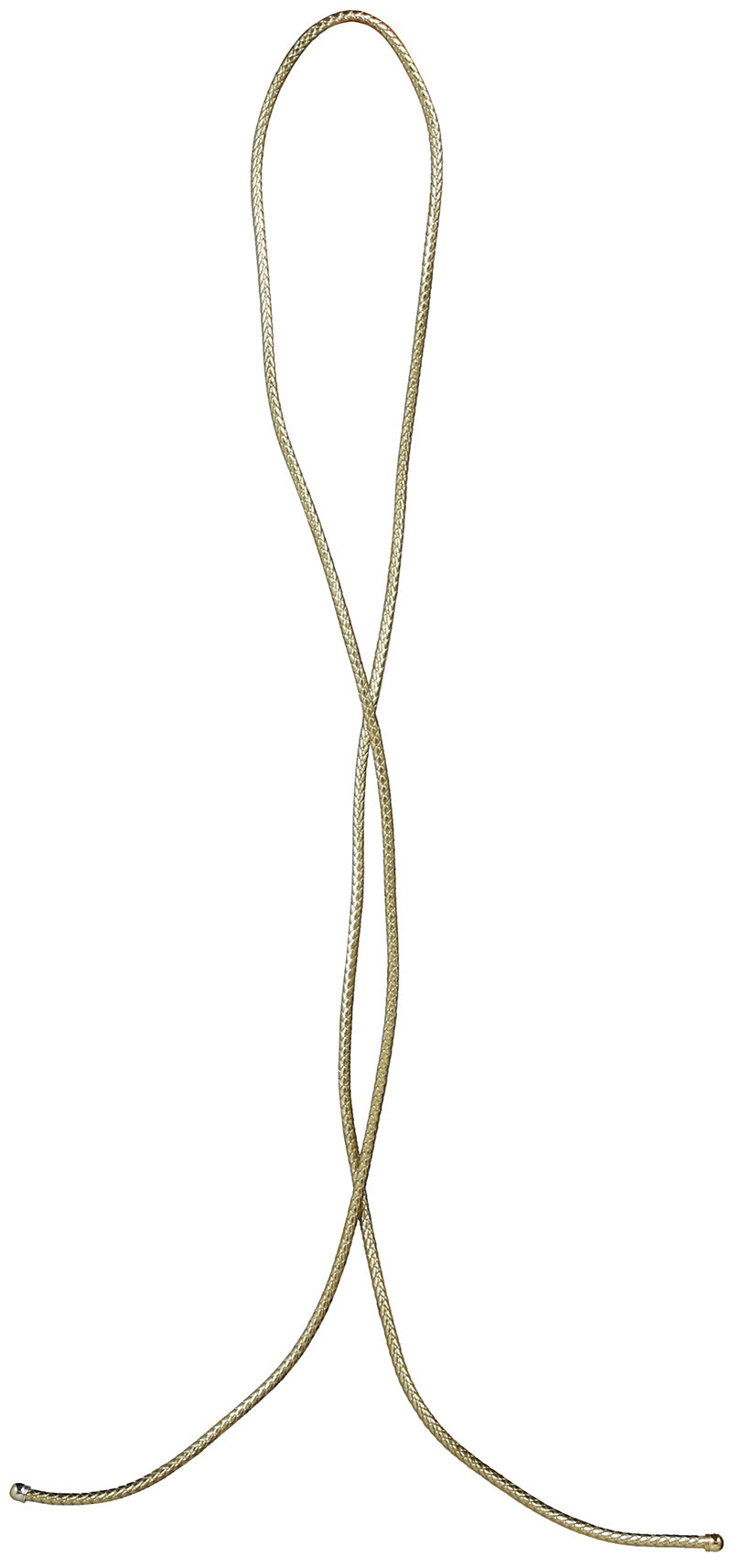 Lasso doré en polyester - 200 cm - accessoire festif