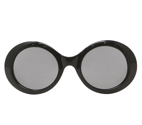 Lunettes noires années 60 en PVC - Accessoire festif