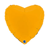 Ballon cœur mat - 14" - Gonflage Hélium en boutique