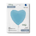 Ballon cœur mat - 14" - Gonflage Hélium en boutique