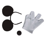 Déguisement souris adulte - Noir et blanc - Polyester
