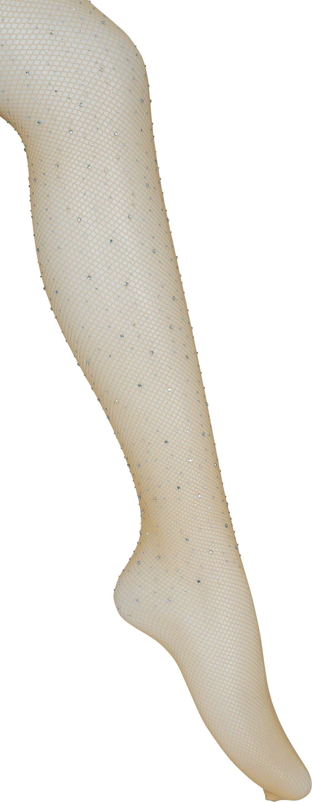 Collants résille noire à strass - Effet pailleté - Adulte