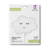 Ballon nuage blanc - 24" - Gonflage Hélium en boutique