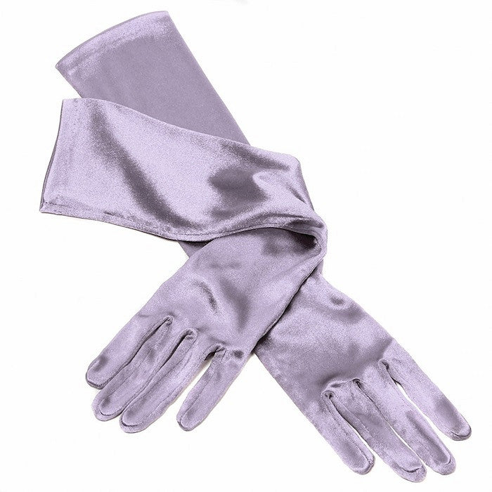 Gants brodés blanc/or