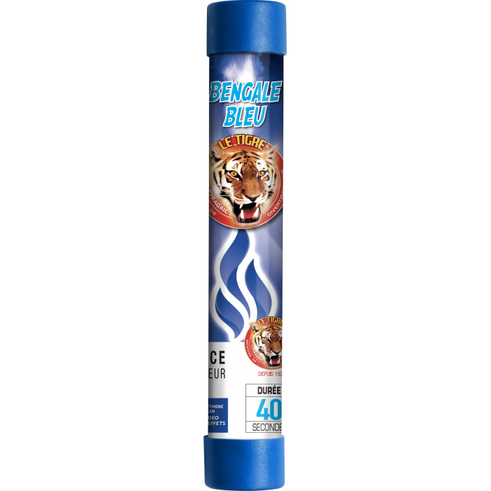 Flamme bengale colorée Le Tigre – 40 s d'éclat festif pour anniversaires