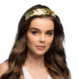 Iron laurel tiara inspired by Roman and Greek jewelry, suitable for adults, displayed on a hanging card.