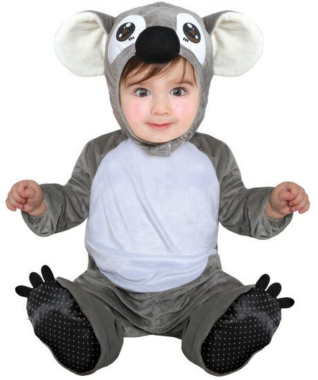 Déguisement Koala Bébé Unisexe - Capuche, Combinaison et Pieds