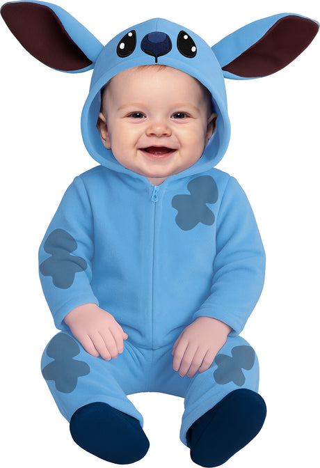 Déguisement Alien Bleu Bébé Unisexe - Capuche et Combinaison