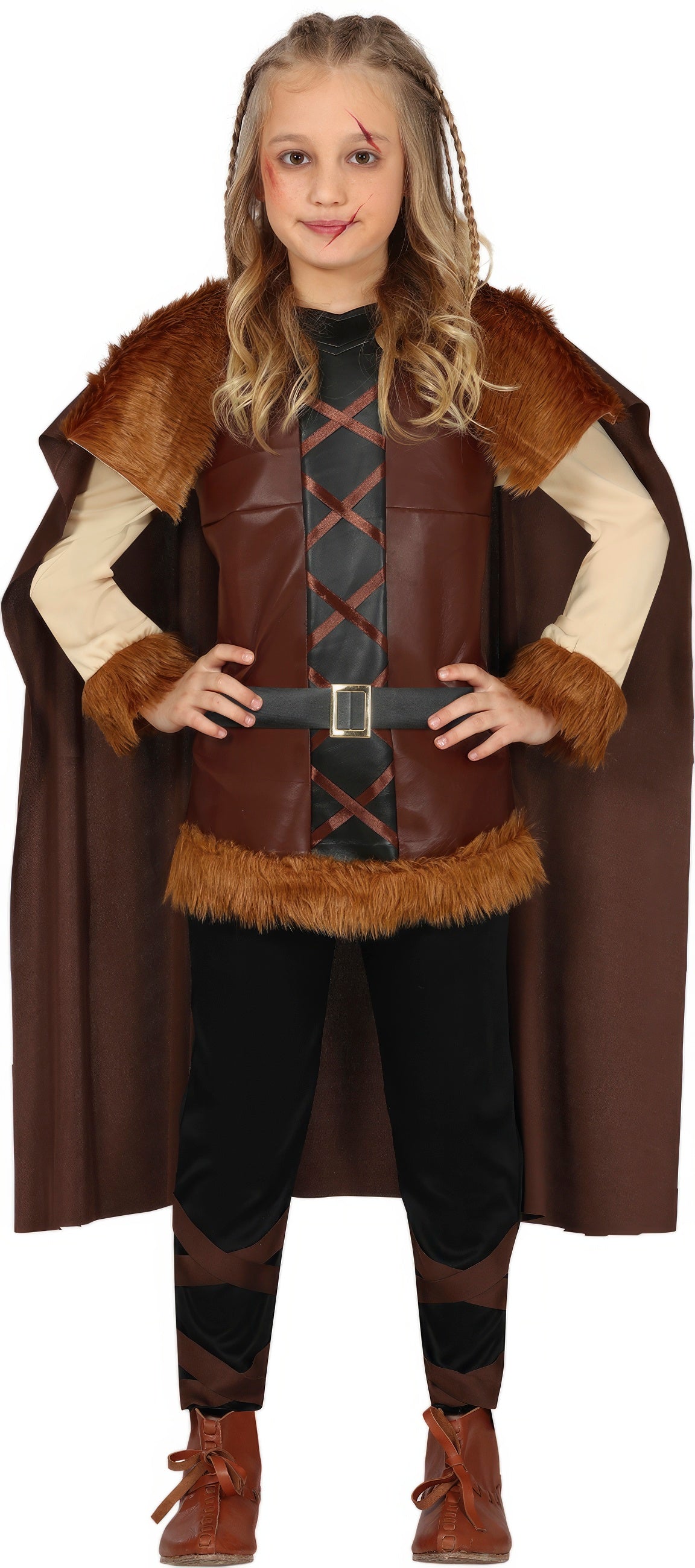 Déguisement Viking Garçon - Cape, Pantalon et Tunique