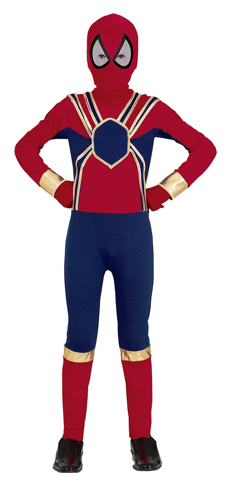 Déguisement Spider Hero Garçon - T-Shirt, Capuche et Pantalon