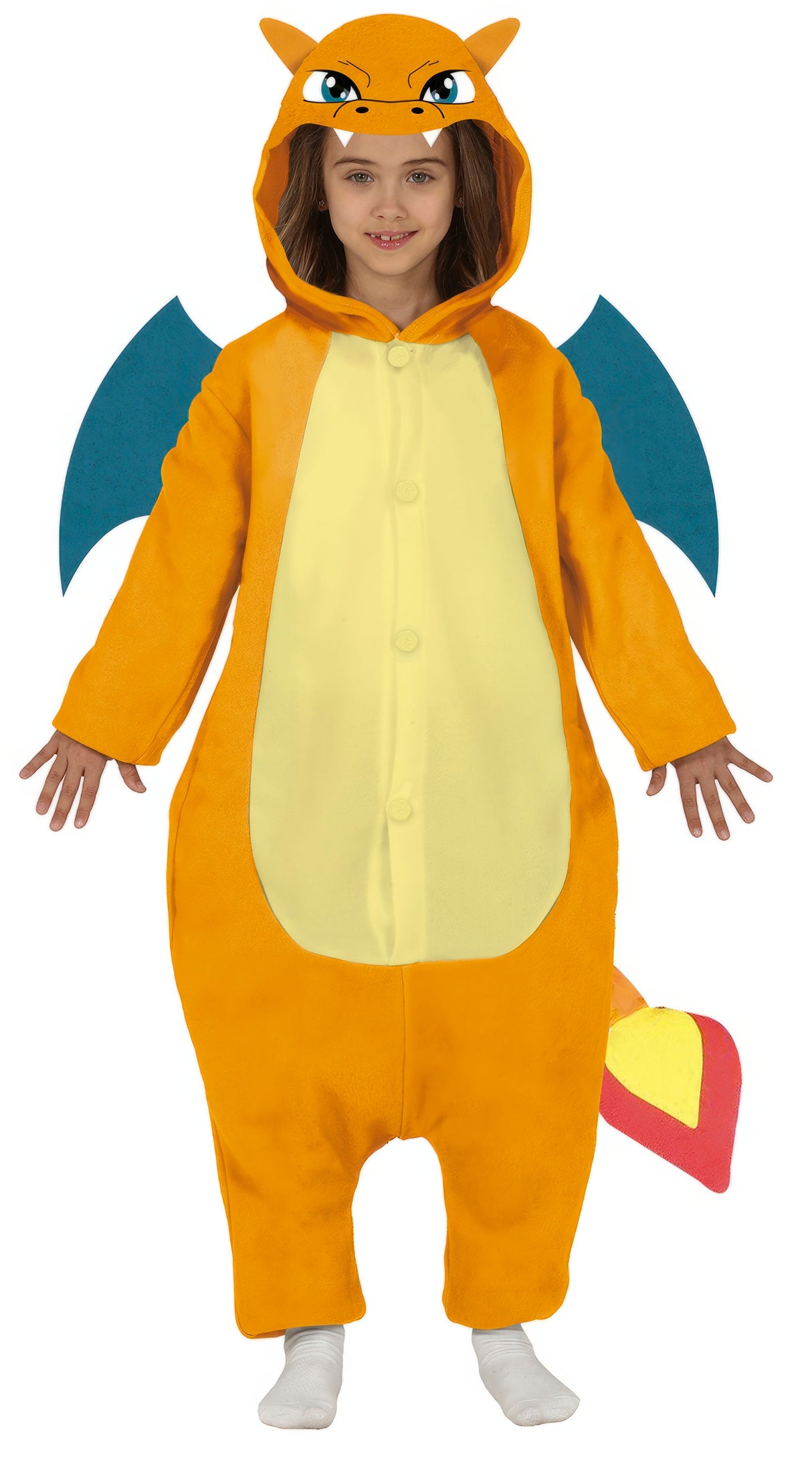 Déguisement Dragon Enfant - Ailes, Capuche, Queue et Combinaison